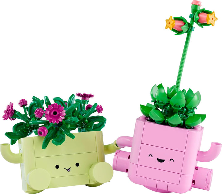 LEGO Botanicals Schaukelnde Pflanzen - Set mit Kunstblumen - mit 2 Kunstpflanzen & 2 pastellfarbenen