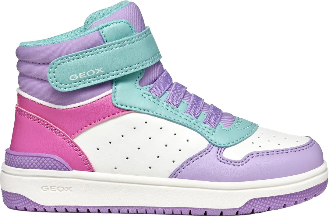 Geox Mädchen J Washiba Girl A Sneaker 24 EU Mehrfarbig, 24 EU Mehrfarbig