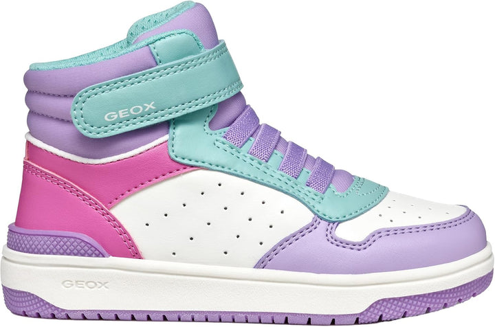 Geox Mädchen J Washiba Girl A Sneaker 24 EU Mehrfarbig, 24 EU Mehrfarbig