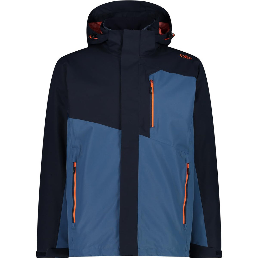 CMP Herren 3-in-1-jacke für Herren Jacket, Schwarz Blau