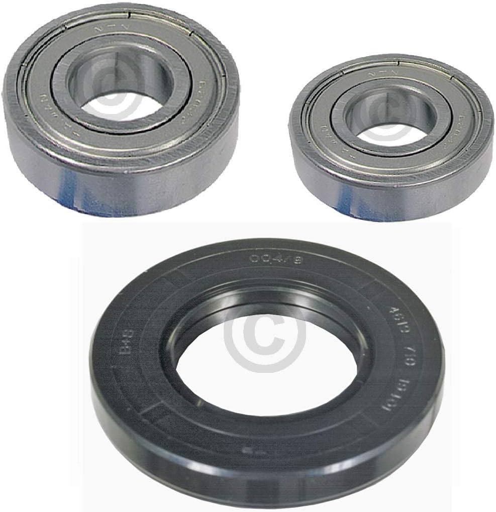 Lagersatz kompatibel zu Whirlpool Bauknecht bestehend aus Lager 6204ZZ / 6206ZZ /Wellendichtung 35x6