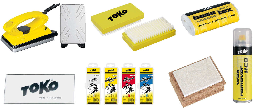 Geschenk-Set Toko Skiwachs 10-teilig mit Wachsbügeleisen