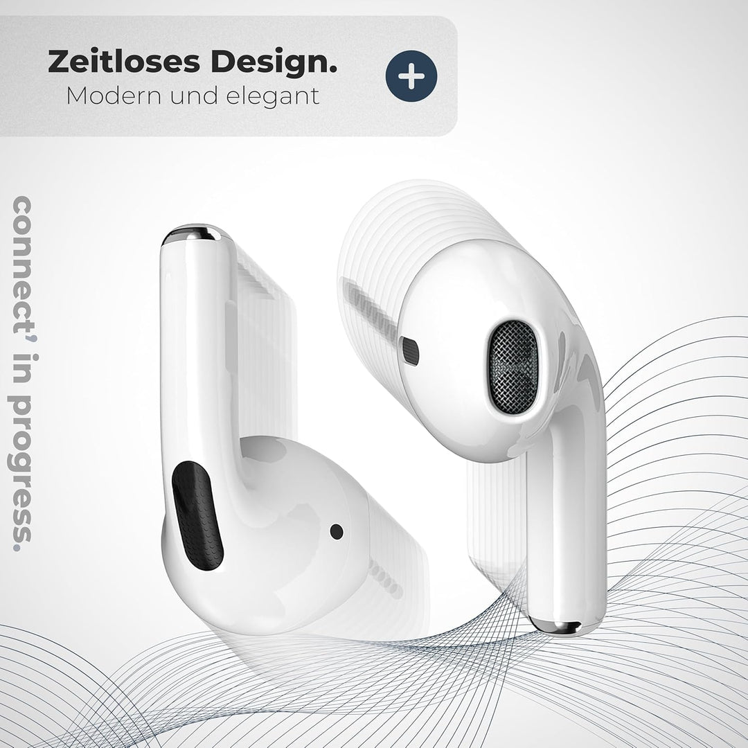 APM Bluetooth Kopfhörer, Kabellos, Ladecase, Drahtloser Kopfhörer, Stereo-Sound, Bluetooth Ohrhörer,