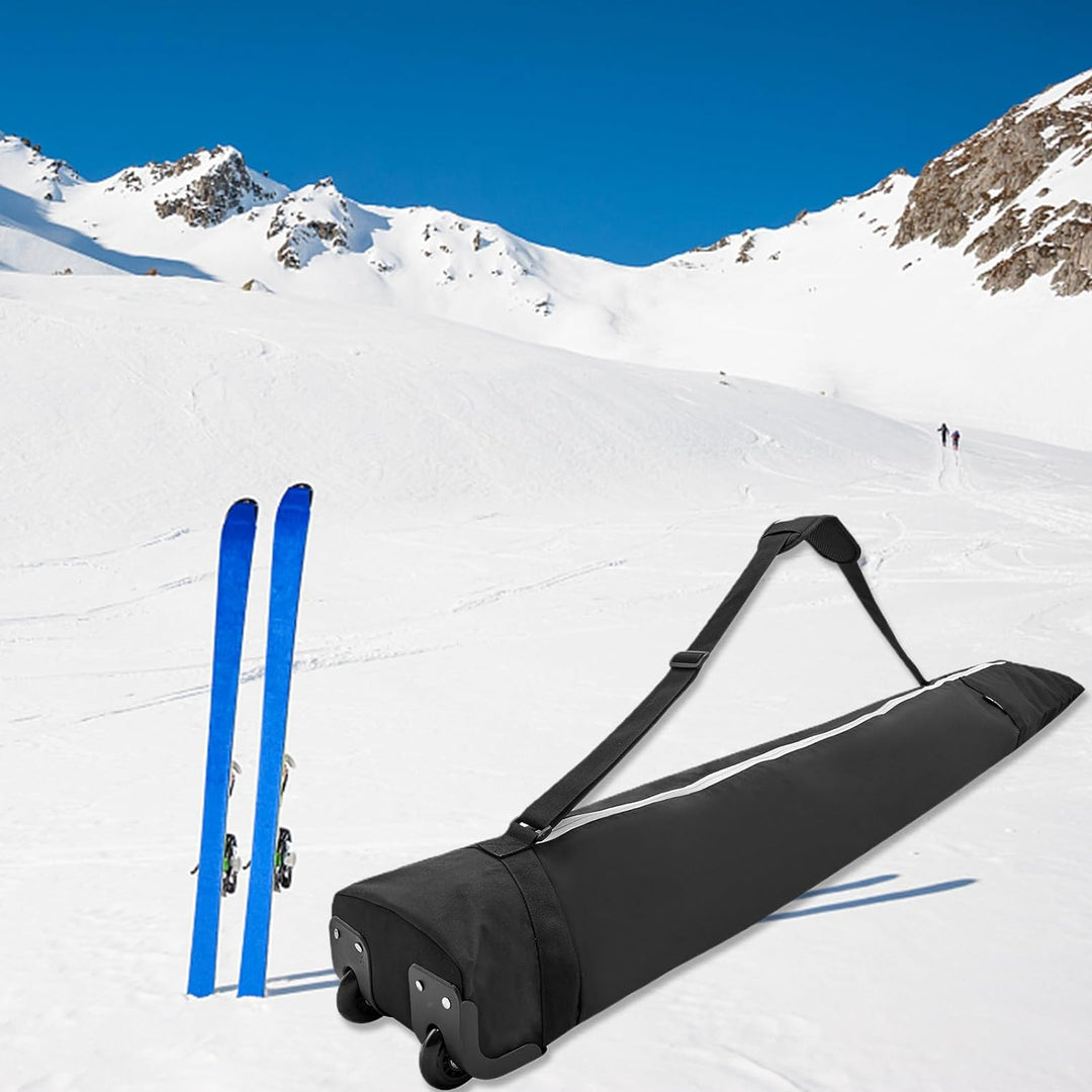 Lixada Snowboard & Ski Bag mit Rollen/ Roller-Snowboardtasche wasserdichte Aufbewahrungstasche für S