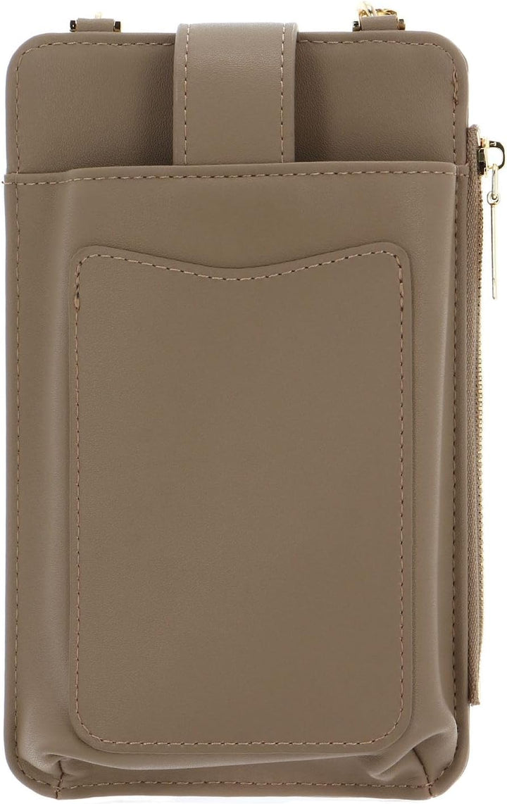 Seidenfelt Medja - Handytasche 18 cm cream/gold