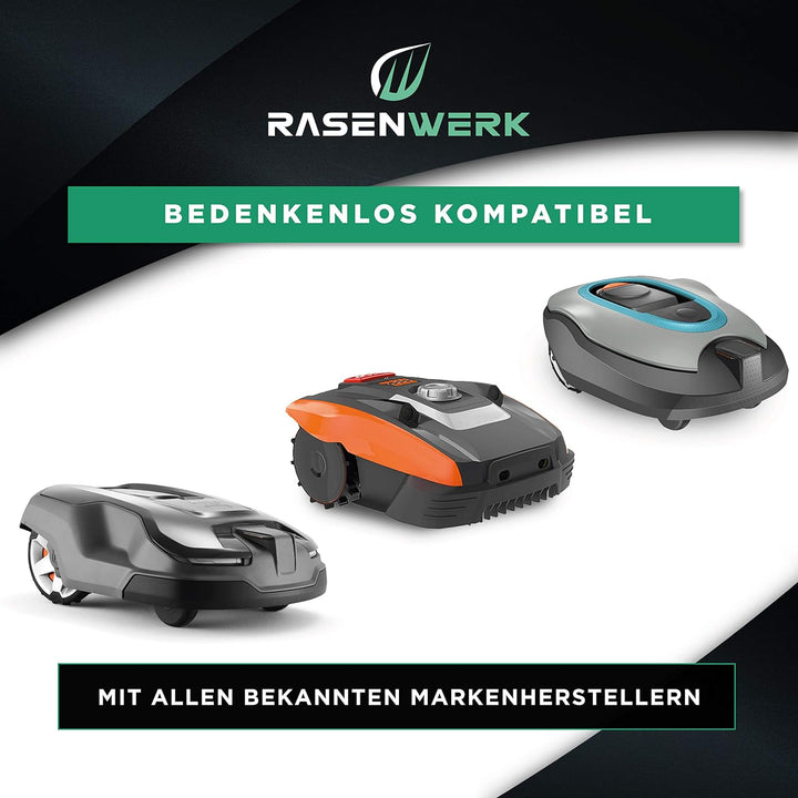 RASENWERK® - 50m Universal Begrenzungskabel für Mähroboter - Begrenzungsdraht für Rasenmäher - Draht