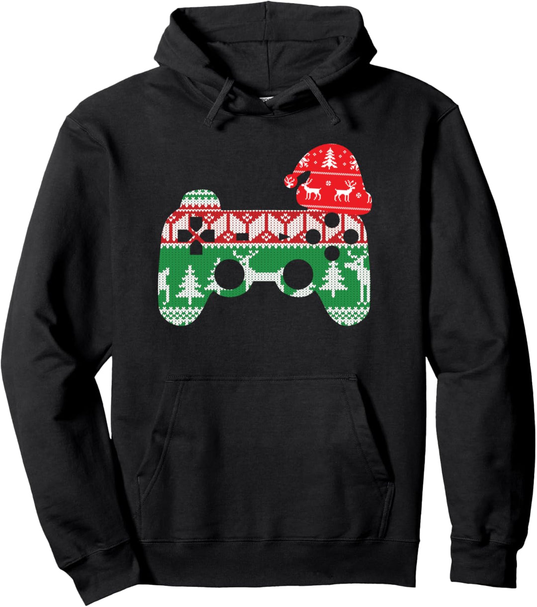 Lustiges hässliches Weihnachtsvideospielergeschenk Pullover Hoodie