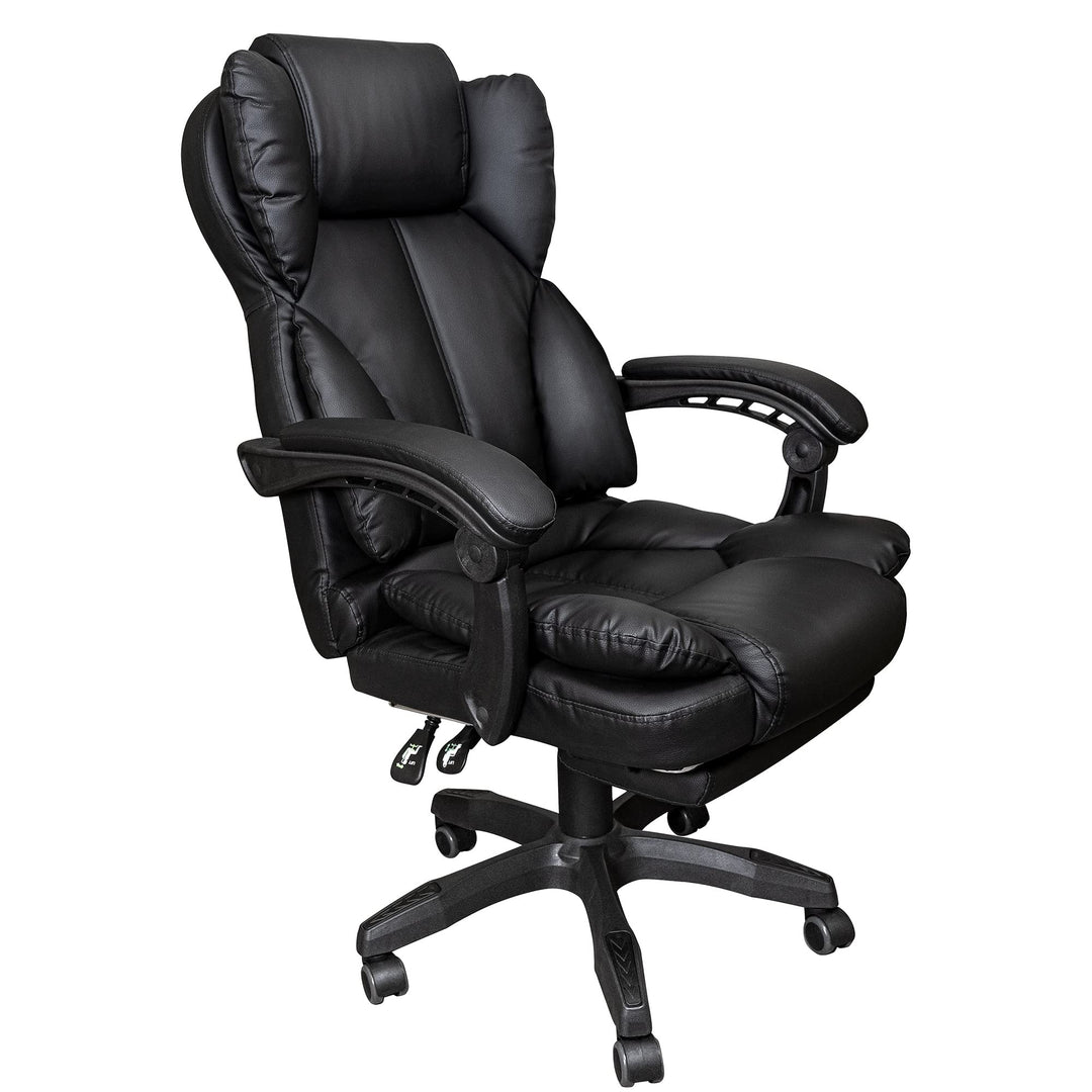 Schreibtischstuhl ergonomisch mit Flexibler Rückenlehne & Kopfstütze - Bequemer Bürostuhl für Schrei
