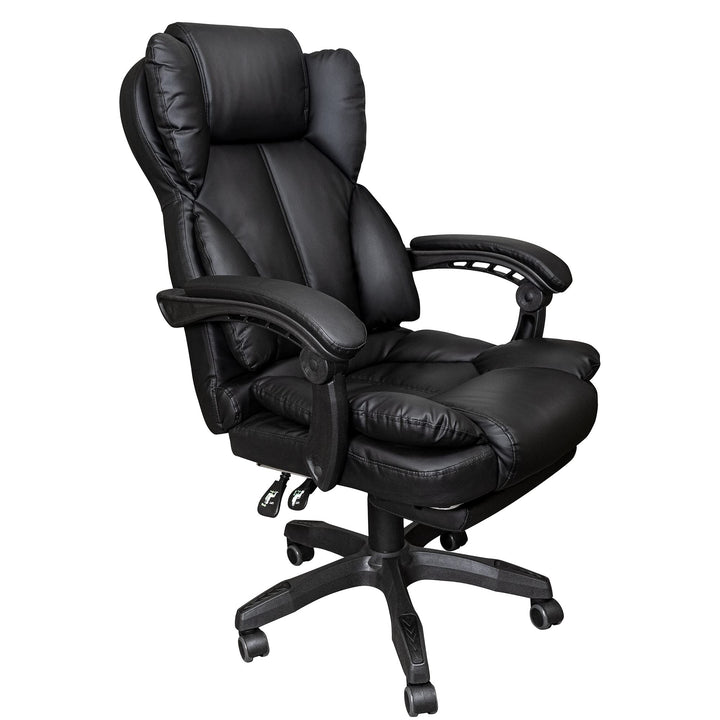 Schreibtischstuhl ergonomisch mit Flexibler Rückenlehne & Kopfstütze - Bequemer Bürostuhl für Schrei