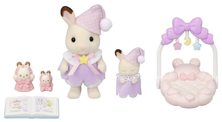 Sylvanian Families 5806 Schokoladenhasen Träumsüss Set, Spielset mit Tierfigur, Mit süssen Mäusefigu