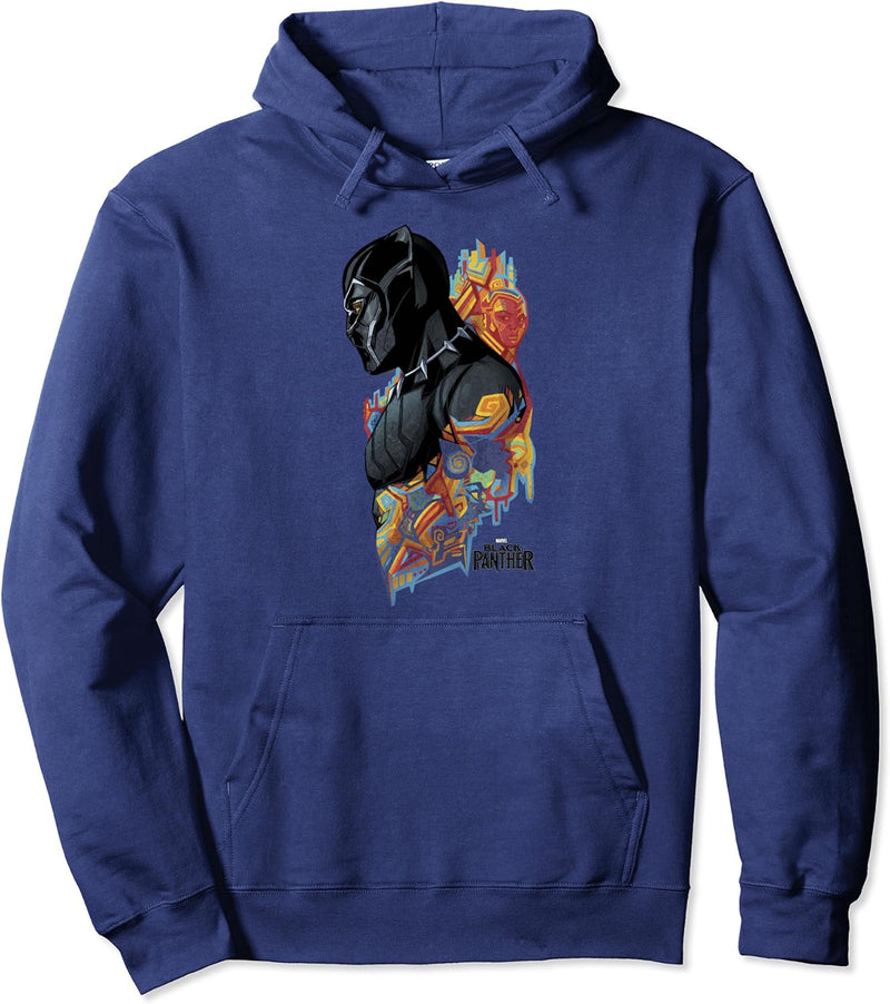 Marvel Black Panther Bright Profile Portrait Pullover Hoodie