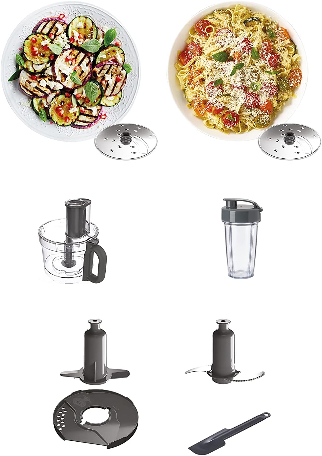 Kenwood 2-in-1 Küchenmaschine, Multipro Express FDP65.180SI