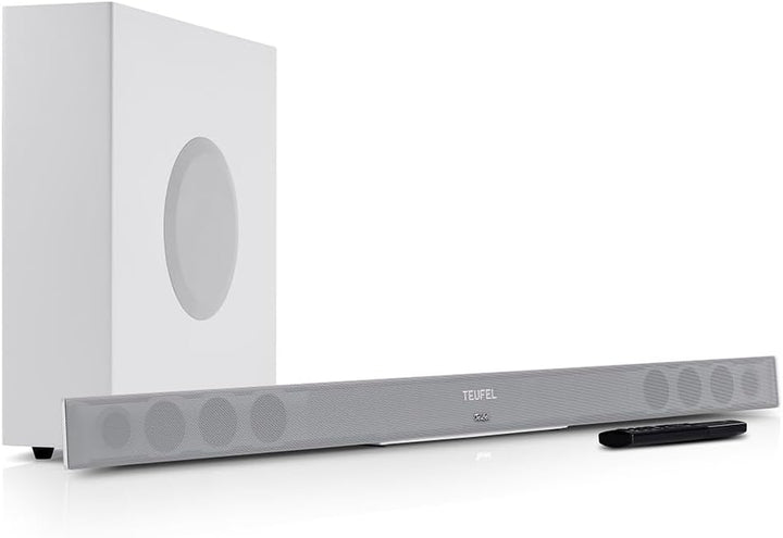 Teufel CINEBAR 11-2.1 Soundbar Set mit Kabellosem Subwoofer, Dolby Audio, Bluetooth 5.0, HDMI 3D ARC