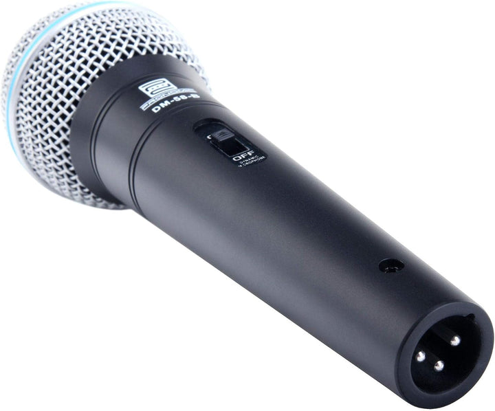 Pronomic Superstar Mikrofonset (Komplettset, dynamisches Gesangs Mikrofon, Galgenständer, 5m Klinke-