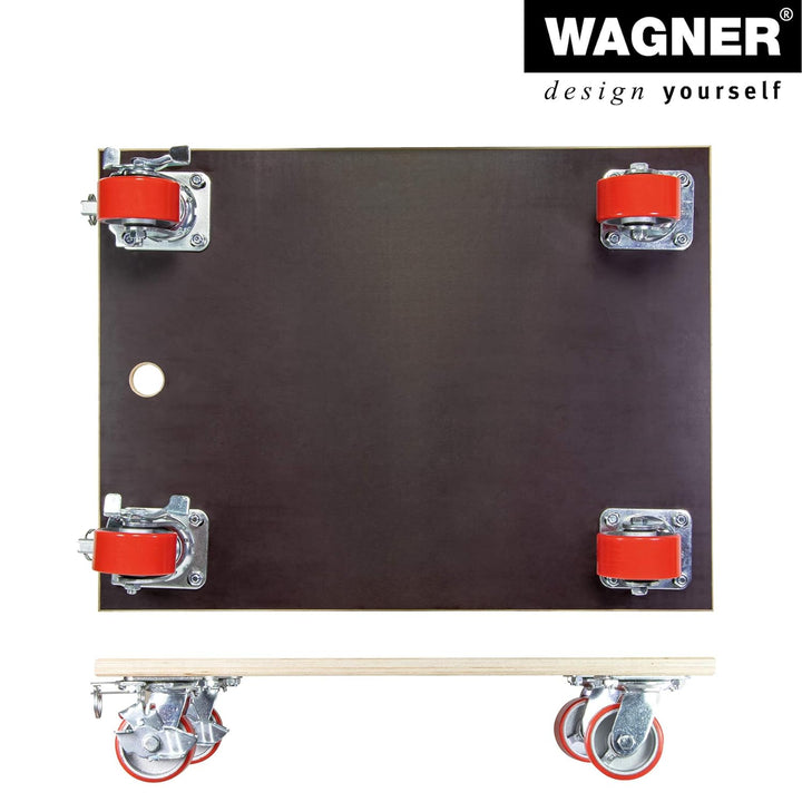 Wagner Profi-Transporthilfe MM 1348 I 78 x 59 x 16 cm - Tragkraft 1.000 kg - Multiplex - für maximal