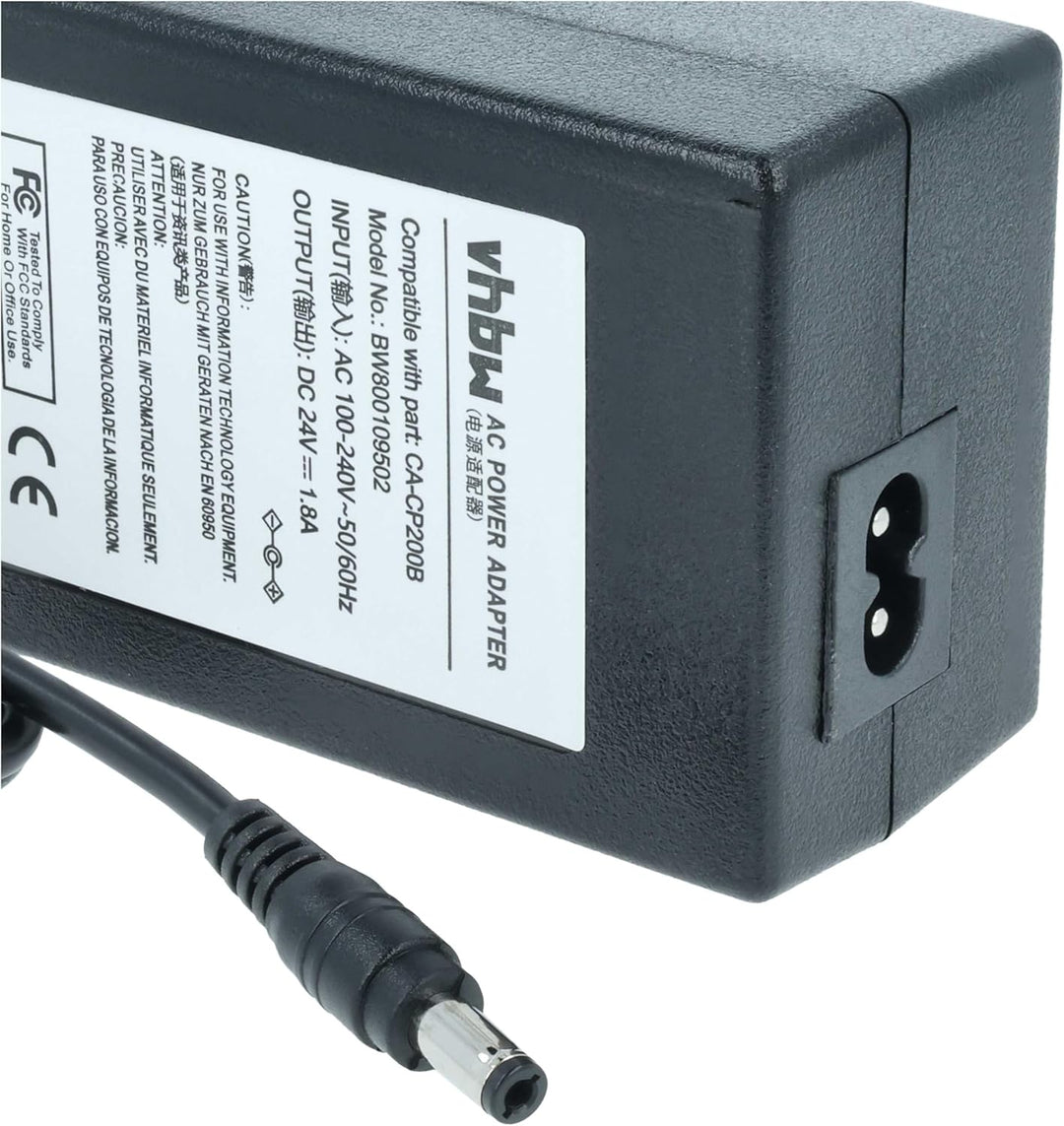 vhbw Netzteil kompatibel mit Canon Selphy CP1200, CP1300, CP100, CP200, CP1000, CP-1000, CP220, CP30
