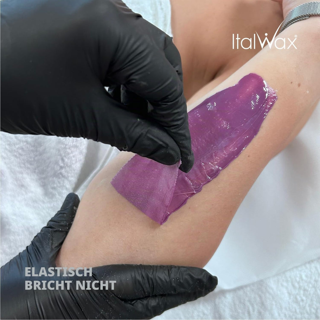 Italwax Plum – 1Kg - Waxing Perlen für Haarentfernung - Natürliche Formulierung für alle Hauttypen -