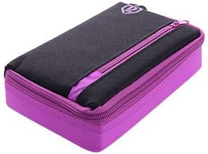 ONE80 The Dartbox Dart Chase D Box Darttasche für Darts Dart Wallet Dart Cases Violett, Violett