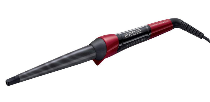 Remington Lockenstab [kegelförmig 13-25mm] Silk Digital (hochwertige Keramikbeschichtung mit Seidenp