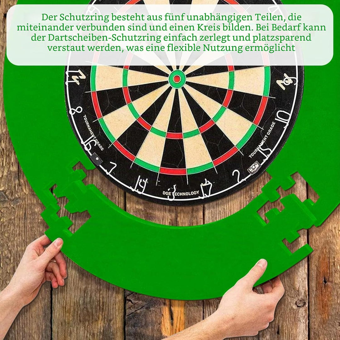 5 Stück Dartboard Schutzring: Dartscheiben Surround Dartscheibe Rand, Dartboard Rand für die Garage,