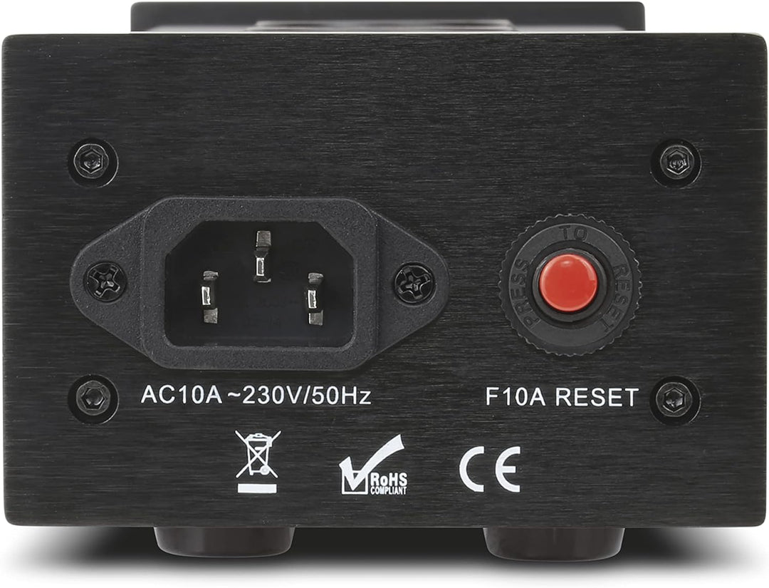 Dynavox HiFi-Netzfilter X1000B, Mehrfach-Steckdosenleiste mit 4 gefilterten Steckplätzen, LED-Kontro