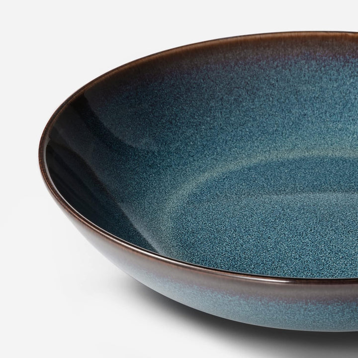Ikea DISHWARE_PLATE, rund, tief, 21 cm, blau, nur Handwäsche, Schweden
