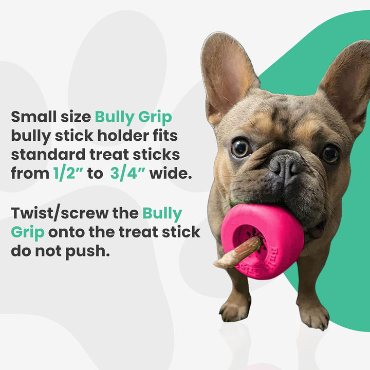Bully Stick Halter - Grösse Klein Interaktives Hundespielzeug, Slow Feeder, Leckerli-Spender, Kauspi