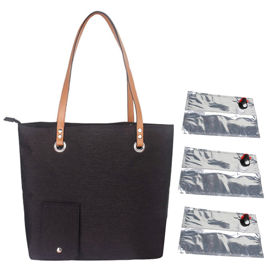 Weinhandtasche, Weintasche, Wein Handtasche Tragbare Weinhandtasche Mit Zapfhahn, Wein Einkaufstasch