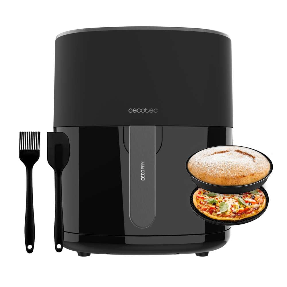 Cecotec Heissluftfritteuse ohne Öl 6,5L Cecofry Fantastik 6500 Pack. 1700W, PerfectCook-Technologie,