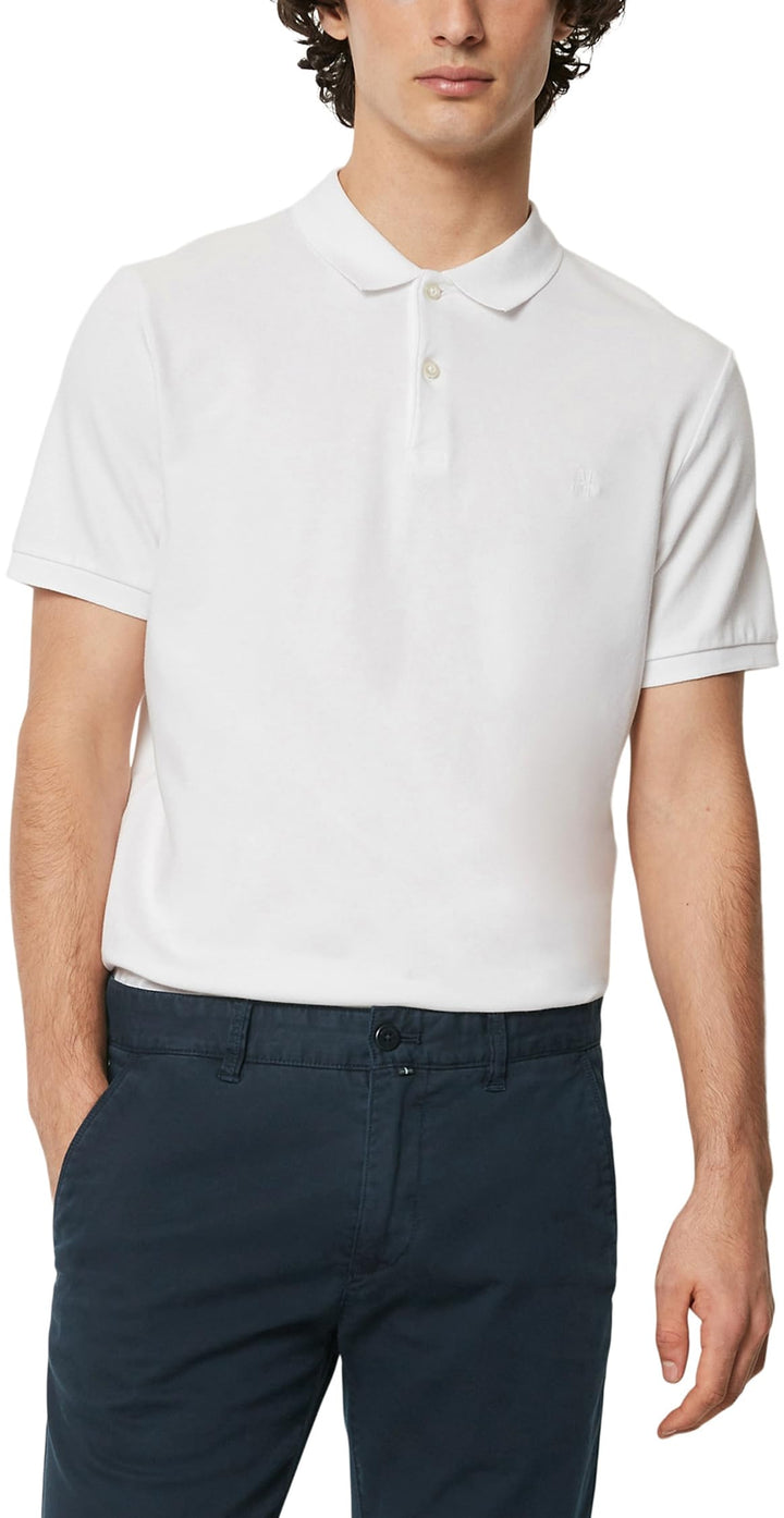 Marc OߴPolo Herren Kurzarm-Poloshirt mit Stretch-Anteil Shaped Fit, 100