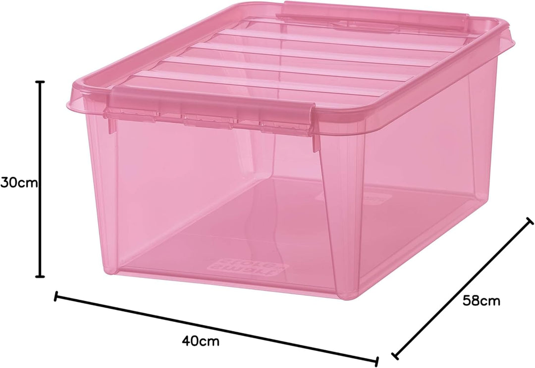 SmartStore Colour 15 Aufbewahrungsboxen 10-Teilig, Rosa, eine grösse