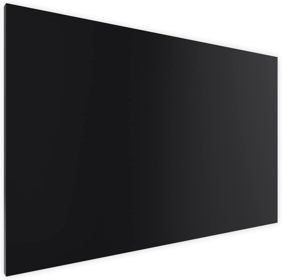 ALLboards Metallische Magnettafel KREIDETAFEL SCHWARZ 60x40cm MetalBoards Memoboard für jede Art von