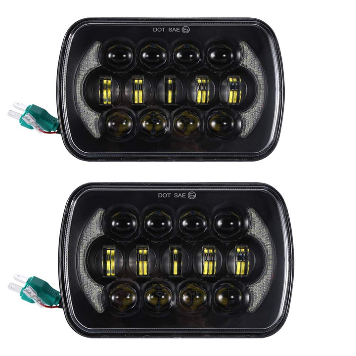 SXMA 5x7 Zoll Sealed Beam Ersatz LED Scheinwerfer mit DRL für Cherokee XJ (1 Paar)