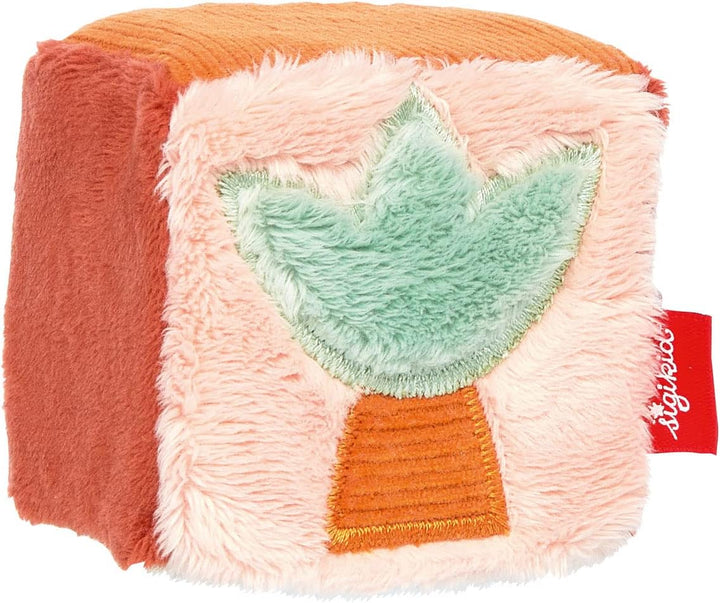 sigikid 43226 Babyspielzeug Stoffwürfel, Mehrfarbig/Würfel-Set, Mehrfarbig/Würfel-set