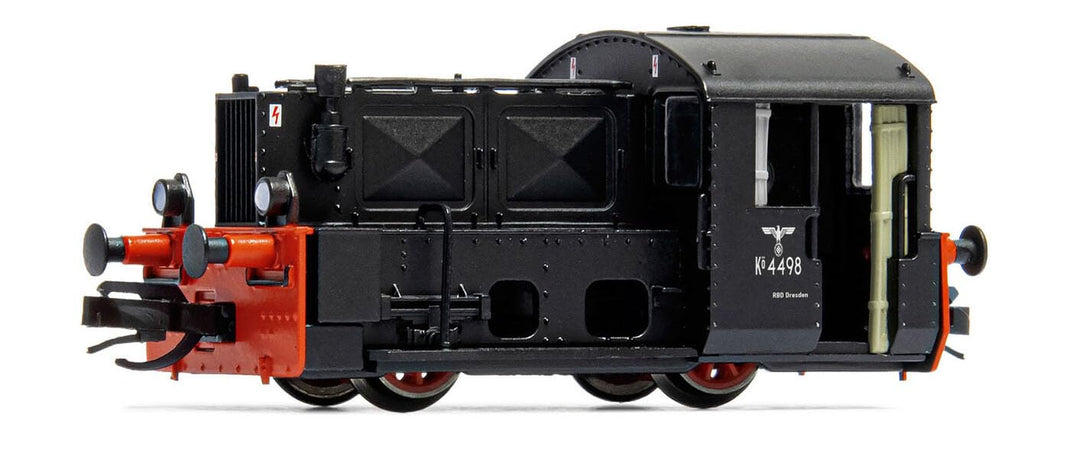 DRB Rangier-Diesellok Köf II, offene Kabine, mit Adlerlogo, Epoche II, mit DCC-Decoder
