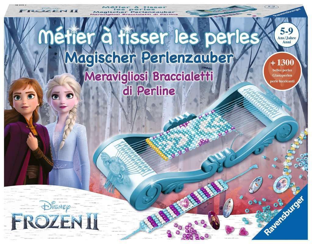 Ravensburger 18075 Magischer Perlenzauber Frozen Traumhafte Armbänder aus schillernden Perlen bastel