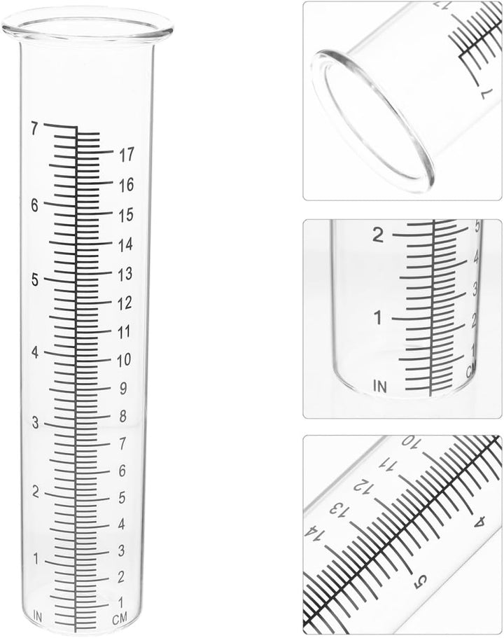 Garneck Regenmesser Ersatzglas Für Niederschlagsmessung – Frostsicheres Reagenzglas Für Garten Und O