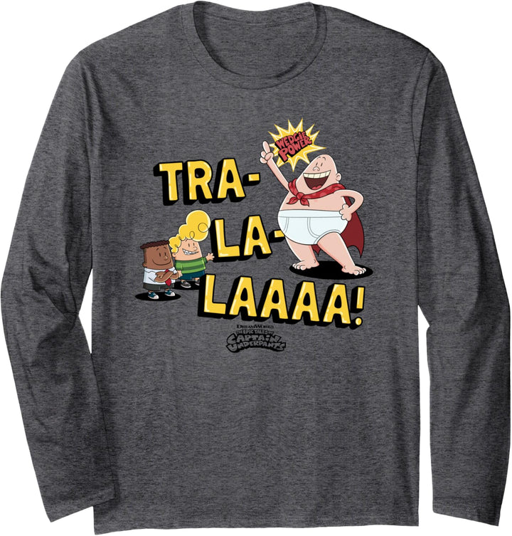 Captain Underpants Der erste epische Film Wedgie Power Langarmshirt