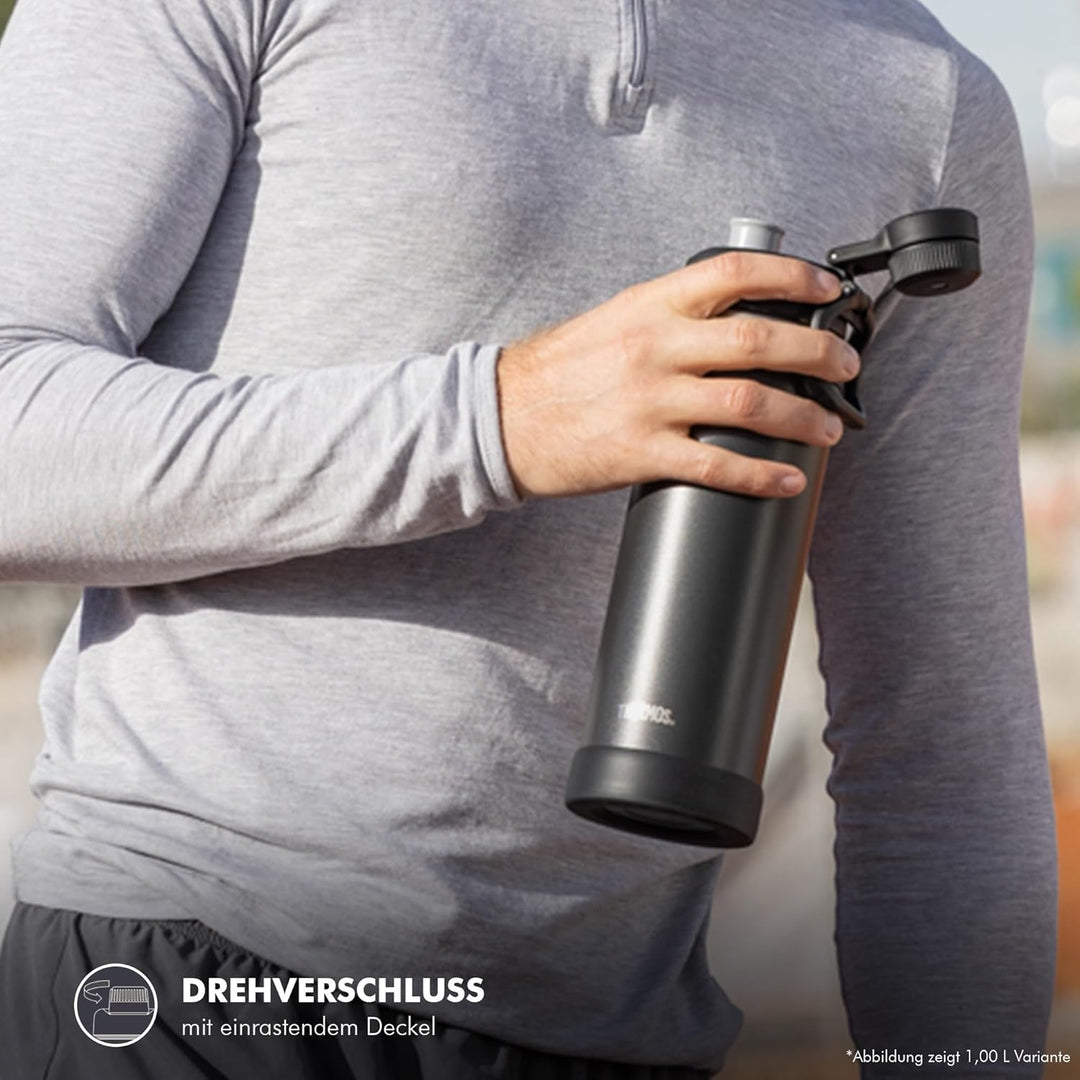 THERMOS ULTRALIGHT MAX Isolierflasche 1,50 l, 24 h kalt, tourmaline mat Tourmaline Mat 1500 ml, Tour