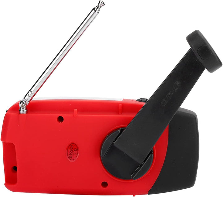 Notfallradio, Radio Tagbares Solar Handkurbelradio, Wiederaufladbar mit NOAA Funktion LED Licht Kata