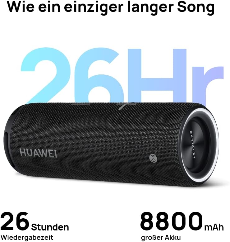 HUAWEI Sound Joy Lautsprecher, Tragbarer und Smarter Bluetooth Lautsprecher, 79 dBA @2 m Devialet Qu