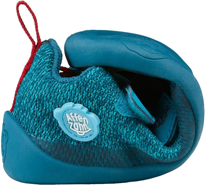 Affenzahn Minimal Sneaker Knit Happy, Hai Blau