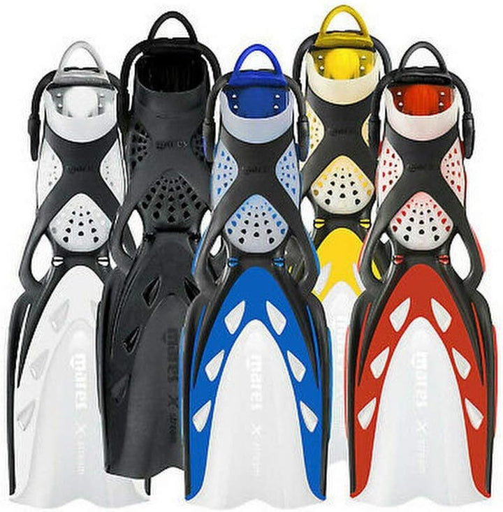 Mares X-Stream Tauchflossen mit Bungee-Riemen blau S, blau S