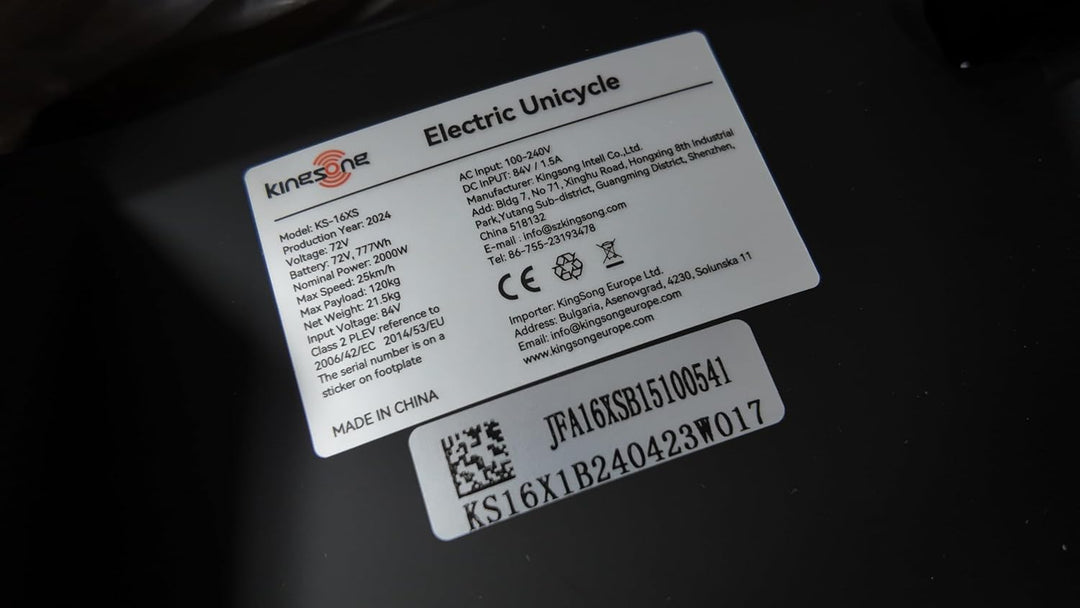 Elektrisch Einrad Kingsong KS-16X KS-16X - 777 Wh, KS-16X - 777 Wh