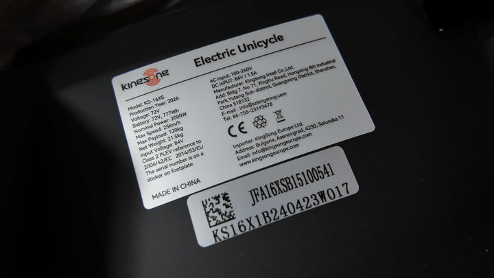 Elektrisch Einrad Kingsong KS-16X KS-16X - 777 Wh, KS-16X - 777 Wh