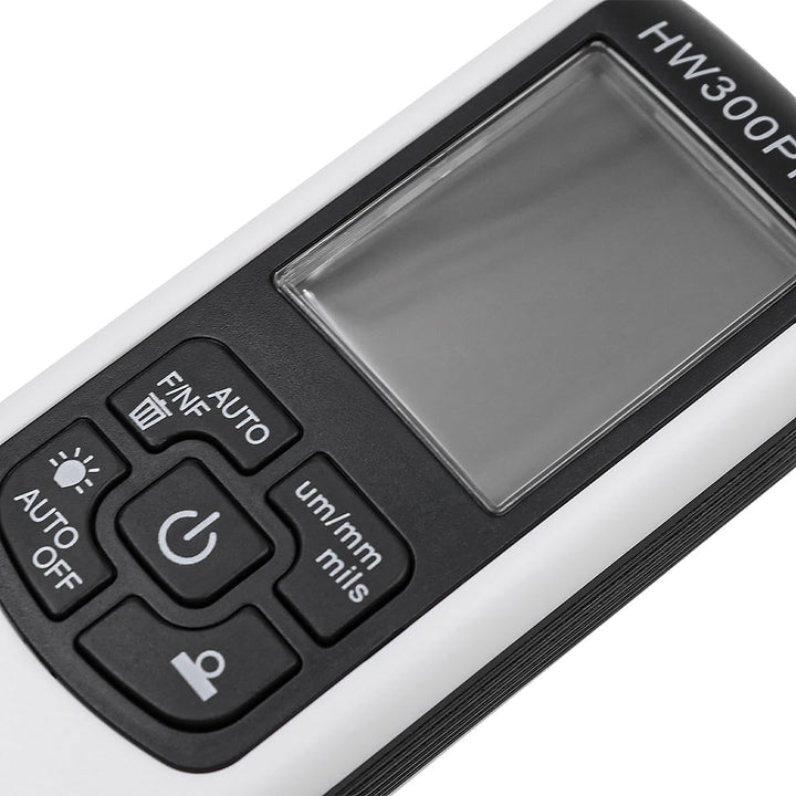 Alnicov Lackdickenmessgerät, hochpräzises Schichtdickenmessgerät, Messbereich 0 bis 2000 µm für Meta