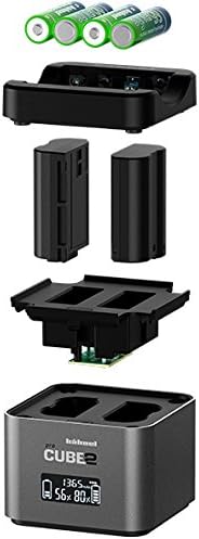 Hähnel ProCube 2 Doppel-Ladegerät für Nikon EN-EL14 (EN-EL14a) / EN-EL15 / EN-EL25, für Nikon