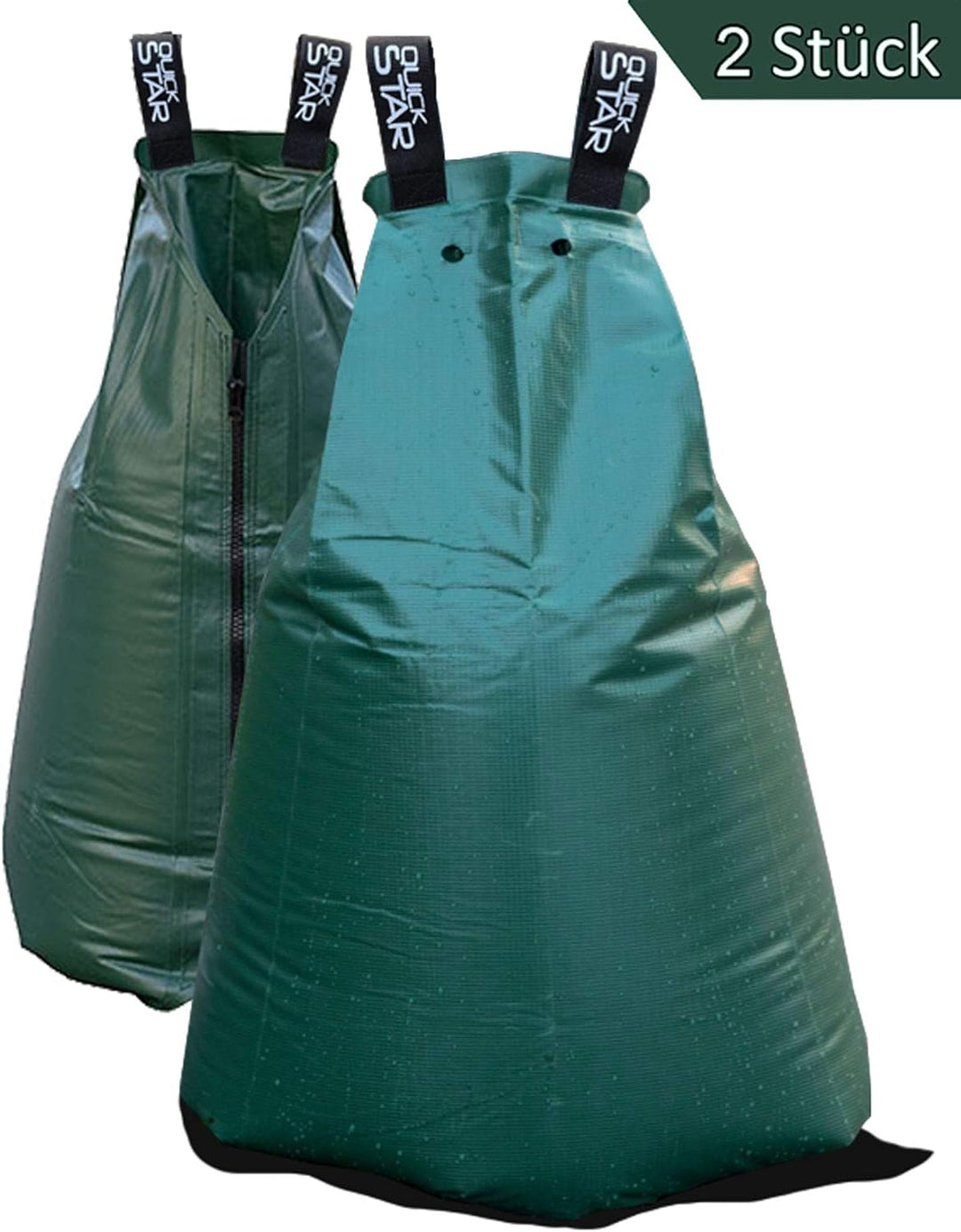 QUICK STAR 2 Stück Tree Bag 75L Baumbewässerungssack Tropfen Wasserbehälter Wassersack