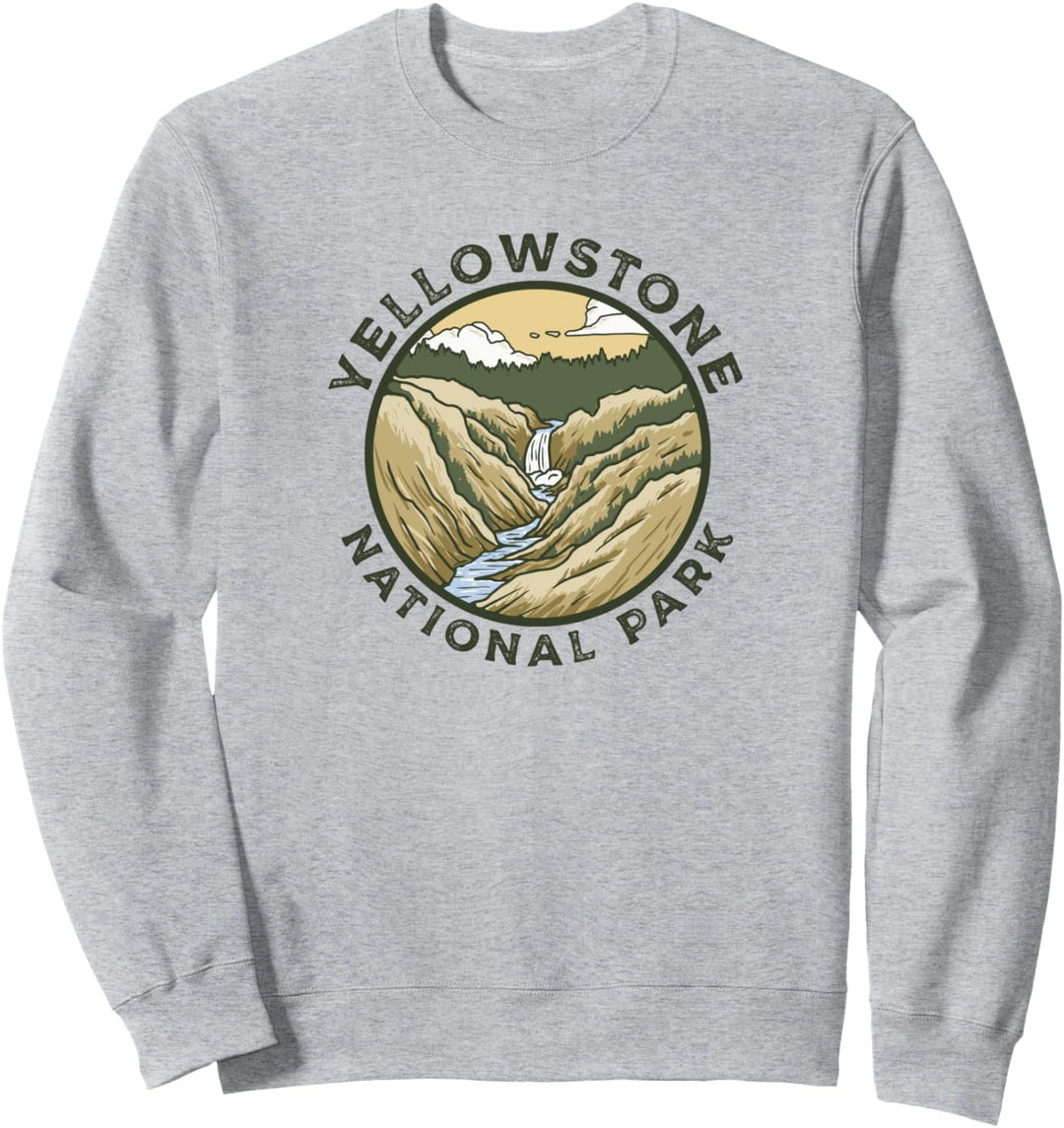 Yellowstone National Park Vintage Lower Falls 80s Sweatshirt