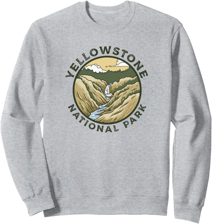 Yellowstone National Park Vintage Lower Falls 80s Sweatshirt